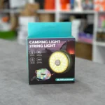 ریسه شارژی کمپینگ 10 متری با چراغ اضطراری واترپروف خورشیدی - Image 2