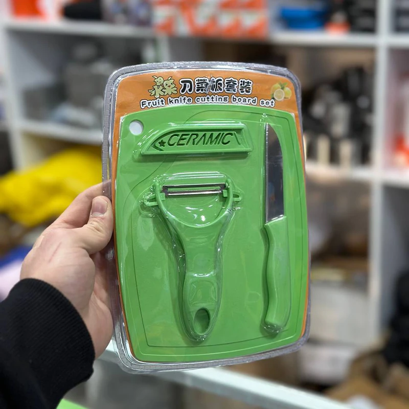 Japanese knife and peeler set (1) ست کارد و پوست کن ژاپنی